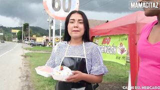 CARNEDELMERCADO - Young Latina Bombshell Banged! Hard by Stranger's Big Cock