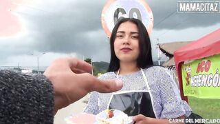 CARNEDELMERCADO - Young Latina Bombshell Banged! Hard by Stranger's Big Cock