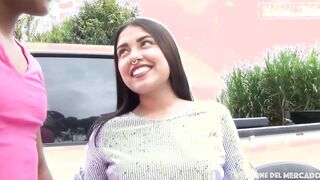 CARNEDELMERCADO - Young Latina Bombshell Banged! Hard by Stranger's Big Cock