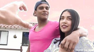 CARNEDELMERCADO - Young Latina Bombshell Banged! Hard by Stranger's Big Cock