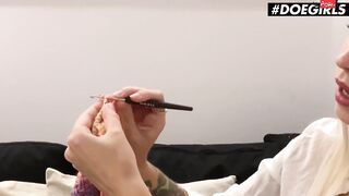 DoeGirls - Arteya Gigantic Booty Russian 19 Year Old Fingers And Massage Her Wet Vagina Till Climax