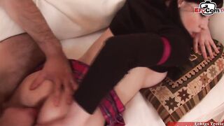 Slender Hottie vagina with mouth with super sexy hooters inside an amateur screwed