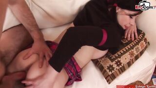 Slender Hottie vagina with mouth with super sexy hooters inside an amateur screwed