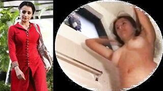 Trisha Bathroom Hidden - Indian