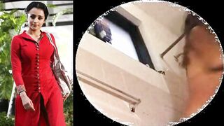 Trisha Bathroom Hidden - Indian