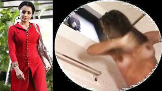 Trisha Bathroom Hidden - Indian