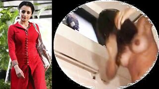 Trisha Bathroom Hidden - Indian