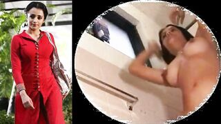Trisha Bathroom Hidden - Indian