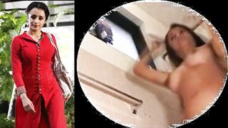 Trisha Bathroom Hidden - Indian