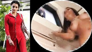 Trisha Bathroom Hidden - Indian