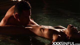 Wet hotties pussy makes boyfriends big dick cum hard