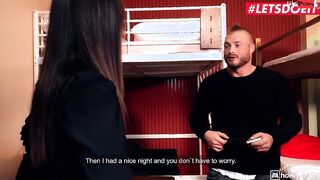 Horny Hostel - Inked Huge Tit Hot Silvia Dellai Plowed! Inside Hotel