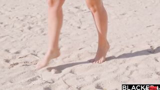 BLACKED Super Sexy Lika seduces stranger to make bf jealous