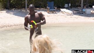 BLACKED Super Sexy Lika seduces stranger to make bf jealous