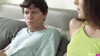 Rion King is watching a documentary about exploring sexuality and his stepsister Megan Marx joins him. Rion reminds Megan of