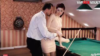 VIP SEX VAULT Kattie Gold Got Drilled On Pool Table