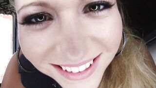 Jessi Busty Teen Deep Throats, Fucks and Swallows Cum