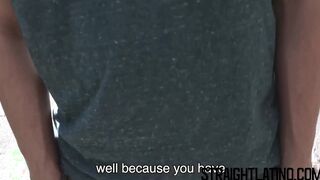 Straight Latino guy cums hard while being barebacked in POV