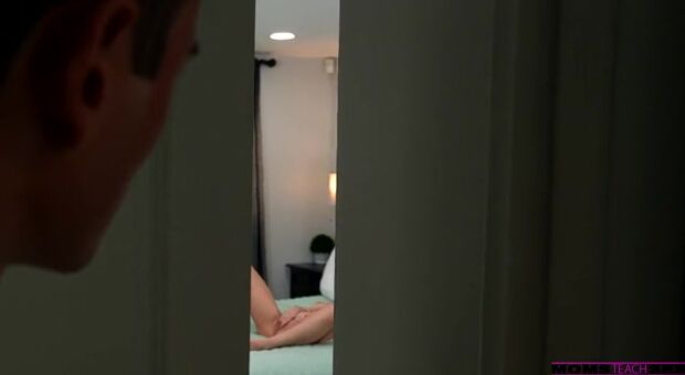 Slimthick Vic is gets used to living around her stepson, Danny Cash. She runs into him inside the kitchen and