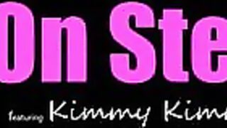 Kimmy Kimm and her bf Ricky Spanish are arm wrestling when Ricky's stepmom, Ember Snow, walks into. She watches Kimmy