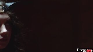 Deeper. babe Elena Koshka has intense fantasy three way