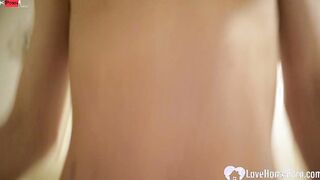 Long dick obliterates a tight vagina from behind
