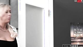 Married BBW Fucks The Janitor Out Of Desperation