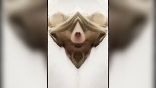 ça va JOUIBRULANCE,je t'excite en Ce morceau de Miroir cabinet médical brisé par une