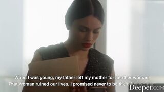 Deeper. Anal-queen Emily & Seth succumb to sensual tension