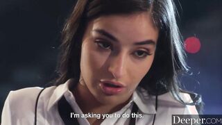 Deeper. Anal-queen Emily & Seth succumb to sensual tension