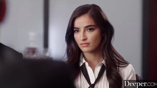 Deeper. Anal-queen Emily & Seth succumb to sensual tension
