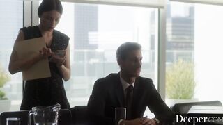 Deeper. Anal-queen Emily & Seth succumb to sensual tension