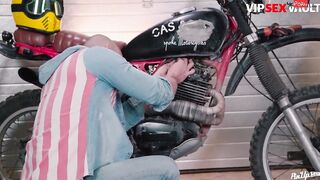 PINUP SEX - (Misha & Mr. Gigantic Fat Penis) Polish Teens Fucks