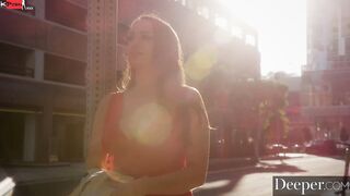 Deeper. Sultry Sofi indulges a married man's twisted desires