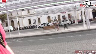 Blonde 19 Year Old with tiny hooters picked up for sex at the beach