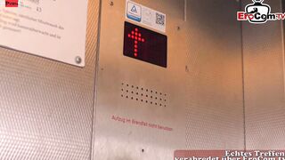 Petite eastern amateur hoe screwed into the elevator during the roleplay