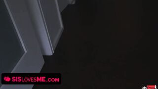 Sis Loves Me - Smoking Bae Bae Surprised While Masturbating In The Shower Takes Her Stepbros Dick