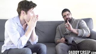 Bearded daddy fucks jock deep and raw after being sucked off