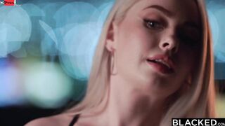 BLACKED Pretty Blonde fangirl getting creampied by crush Jax