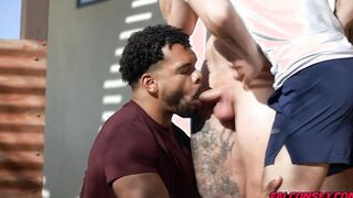 Brock, Chris and Kane fucked each others hole
