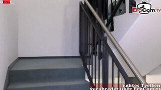 German Mom fucks inside the Hotel with the Long African Penis