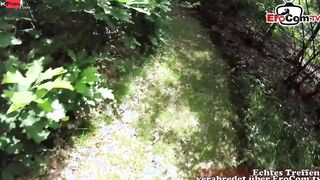 Chubby ebony haired Amateur skank during pov outdoors Sex