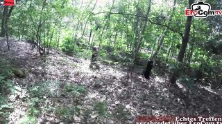 Chubby ebony haired Amateur skank during pov outdoors Sex