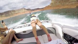 Speedboat twerking and plenty of naughty Snaps are the hallmarks of Spring Break at Lake Powell. Haley Reed learns how