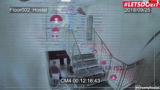 TURNED ON HOSTEL - Slender Mexican sluts Frida Sante Fucks Her BFF Into The Shower - LETSDOEIT