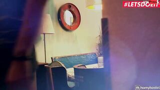 TURNED ON HOSTEL - Slender Mexican sluts Frida Sante Fucks Her BFF Into The Shower - LETSDOEIT