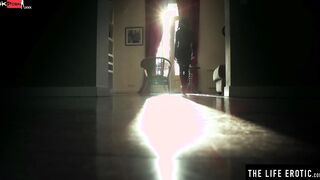 Petite Spanish submissive obeys her master's orders to orgasm