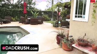 Dad Crush - Sweet Step-Daughter Easing Stepdaddys Tension