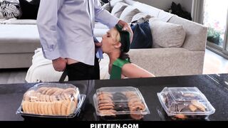 Girl Scout Gwen Gets her Sweet Cookie Eaten