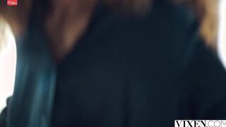 VIXEN Filthy Beauty thin Cecilia Lion seduces her playboy boss